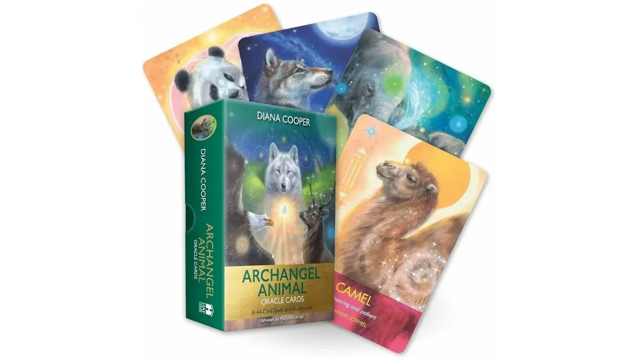 A pick Representing the Deck and the Cards of Archangel Animal Oracle Cards