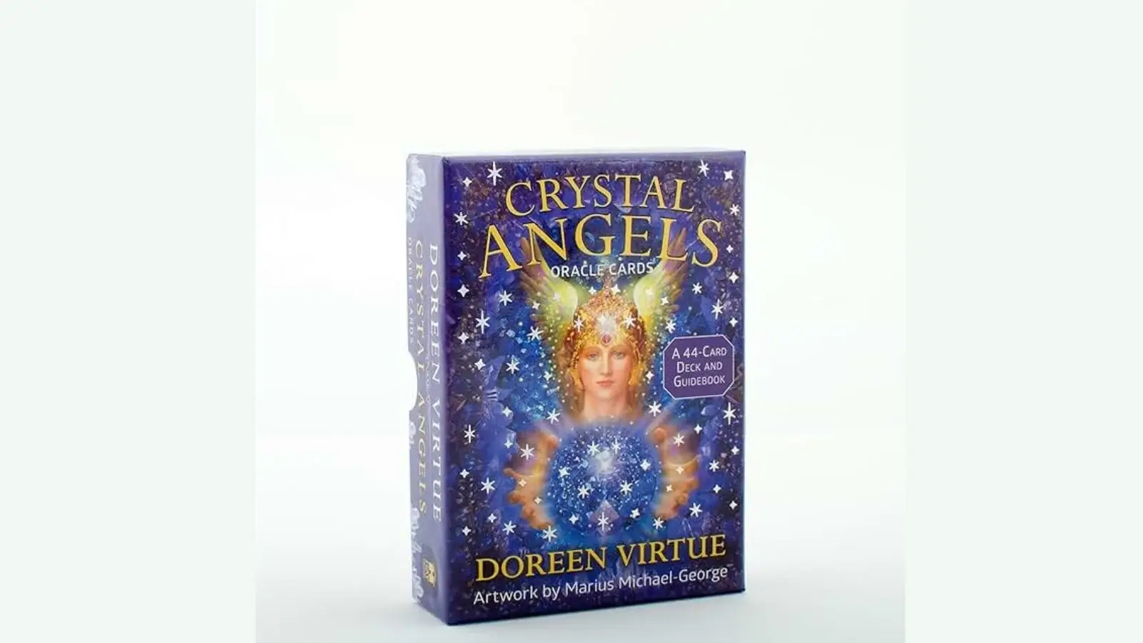 A pic Representing the Deck of the Doreen Virtue's Crystal Angels Cards 