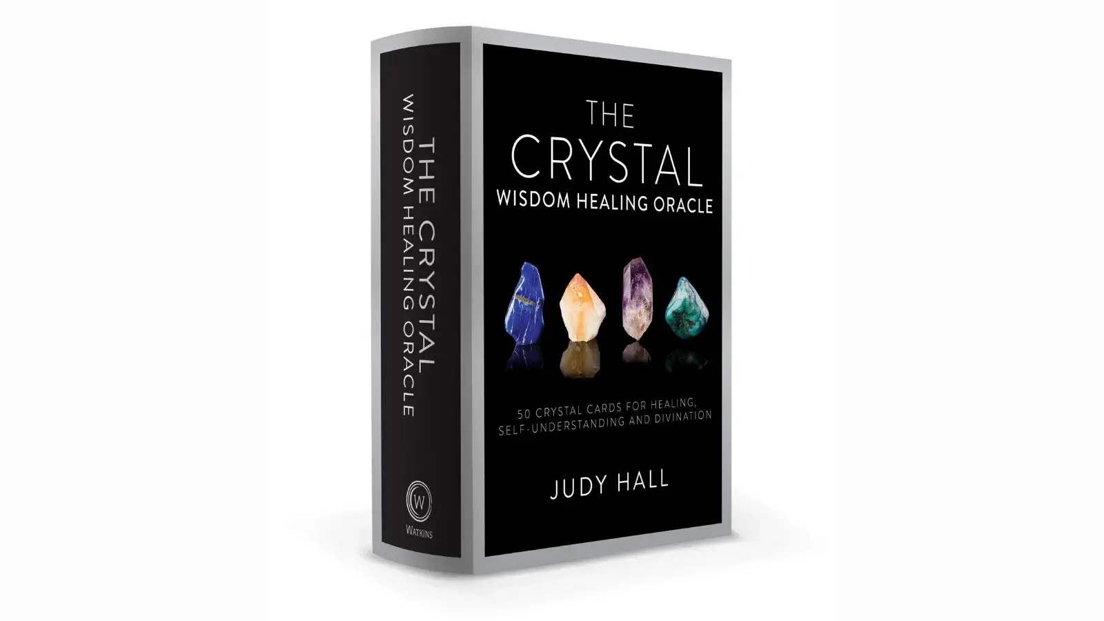 A pic Representing the Deck of the Judy Hall's Crystal Oracle Cards 