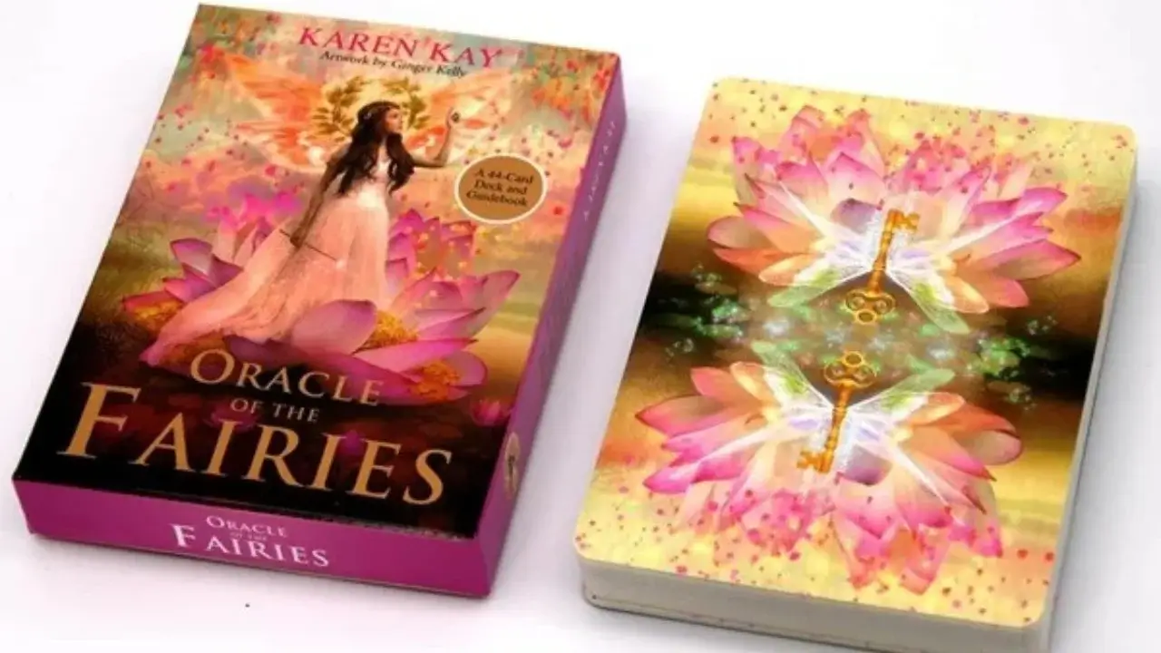 A pic representing the Deck of all 44 Cards of Karen Kay Fairy Oracle Cards