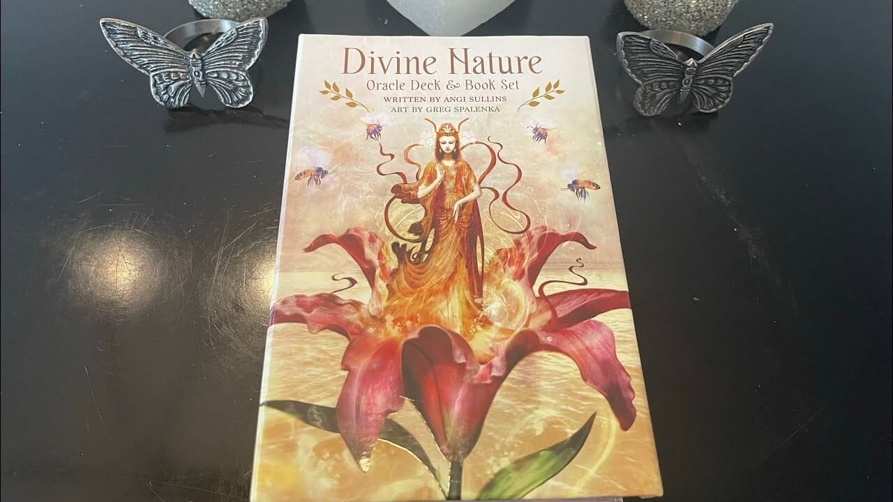 A pic representing the Deck of Divine Nature Oracle Cards